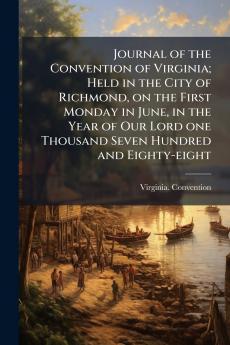 Journal of the Convention of Virginia; Held in the City of Richmond on the First Monday in June in the Year of Our Lord one Thousand Seven Hundred and Eighty-eight