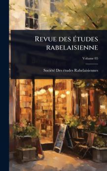 Revue des Ã(c)tudes rabelaisienne