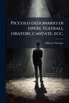 Piccolo dizionario di opere teatrali oratori cantate ecc.
