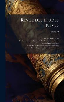 Revue des Ã©tudes juives