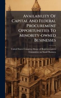 Availability Of Capital And Federal Procurement Opportunities To Minority-owned Businesses
