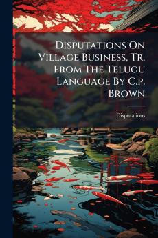 Disputations On Village Business Tr. From The Telugu Language By C.p. Brown