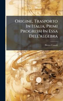 Origine Trasporto In Italia Primi Progressi In Essa Dell'algebra