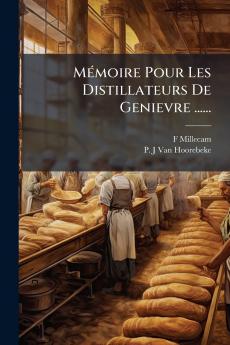 MÃ©moire Pour Les Distillateurs De Genievre ......