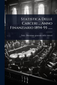 Statistica Delle Carceri ... Anno Finanziario 1894-95 ......