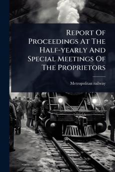 Report Of Proceedings At The Half-yearly And Special Meetings Of The Proprietors
