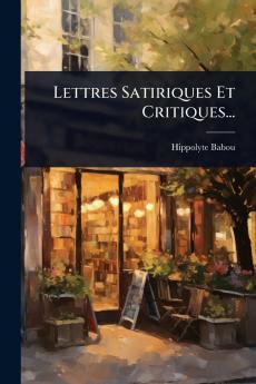 Lettres Satiriques Et Critiques...
