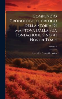 Compendio Cronologico-critico Della Storia Di Mantova Dalla Sua Fondazione Sino Ai Nostri Tempi