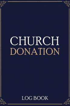 Church Donation Log Book