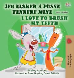 I Love to Brush My Teeth (Norwegian English Bilingual Book for Kids)