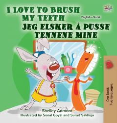 I Love to Brush My Teeth (English Norwegian Bilingual Book for Kids)