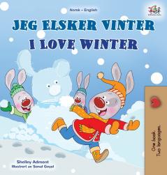 I Love Winter (Norwegian English Bilingual Book for Kids)