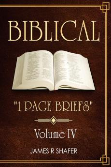 Biblical 1 Page Briefs