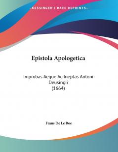 Epistola Apologetica