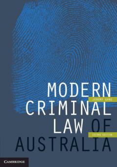 Modern Criminal Law of Australia