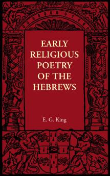 Early Religious Poetry of the Hebrews