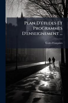 Plan D'études Et Programmes D'enseignement ...