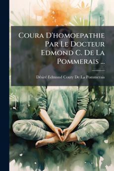Coura D'homoepathie Par Le Docteur Edmond C. De La Pommerais ...