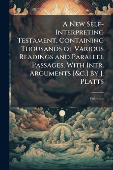 A New Self-Interpreting Testament Containing Thousands of Various Readings and Parallel Passages With Intr. Arguments [&c.] by J. Platts; Volume 4