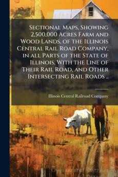 Sectional Maps Showing 2500000 Acres Farm and Wood Lands of the Illinois Central Rail Road Company in all Parts of the State of Illinois With the Line of Their Rail Road and Other Intersecting Rail Roads ..