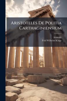 Aristoteles De Politia Carthaginiensium