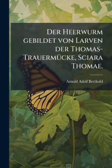 Der Heerwurm gebildet von Larven der Thomas-Trauermücke Sciara Thomae.