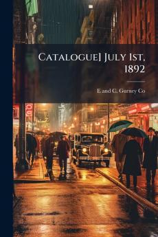 Catalogue] July 1st 1892