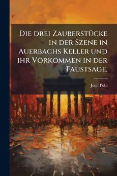 Die drei Zauberstücke in der Szene in Auerbachs Keller und ihr Vorkommen in der Faustsage.