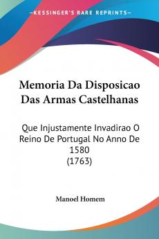 Memoria Da Disposicao Das Armas Castelhanas