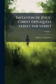 Imitation de Jésus-Christ expliquées verset par verset; Volume 1