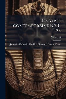 L'Egypte contemporaine n.20-23; Volume 06