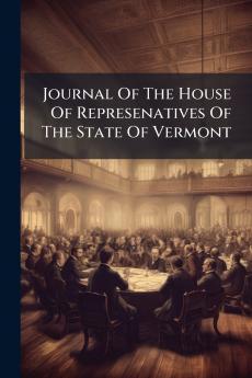 Journal Of The House Of Represenatives Of The State Of Vermont