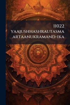 11022 yaajushhashrautasmaartaanukramand-ika