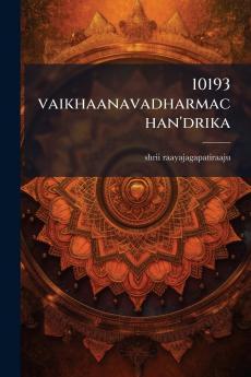 10193 vaikhaanavadharmachan'drika