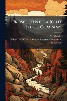 Prospectus of a Joint Stock Company