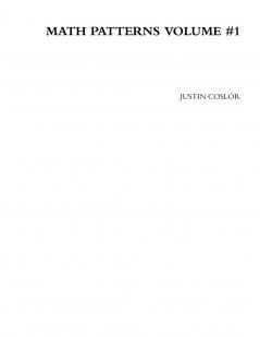 MATH PATTERNS VOLUME #1