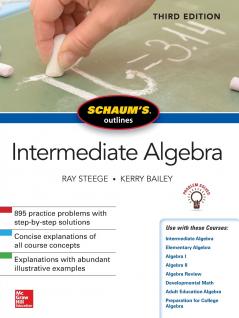 Schaum's Outline of Intermediate Algebra Third Edition