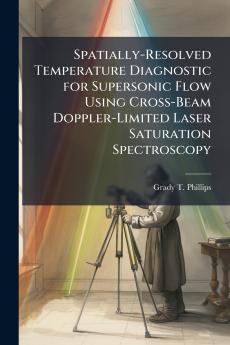 Spatially-Resolved Temperature Diagnostic for Supersonic Flow Using Cross-Beam Doppler-Limited Laser Saturation Spectroscopy