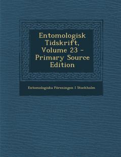 Entomologisk Tidskrift; Volume 23