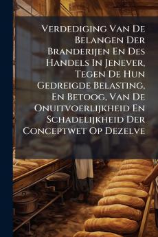 Verdediging Van De Belangen Der Branderijen En Des Handels In Jenever Tegen De Hun Gedreigde Belasting En Betoog Van De Onuitvoerlijkheid En Schadelijkheid Der Conceptwet Op Dezelve
