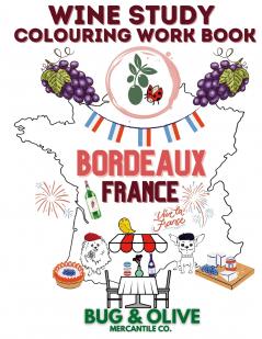 Bug & Olive Bordeaux Colouring Book