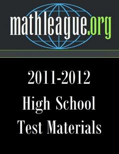 High School Test Materials 2011-2012