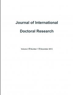 Journal of International Doctoral Research (JIDR) Volume 2 Issue 1