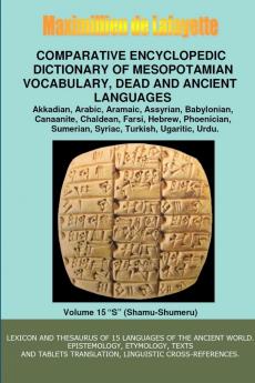 V15.COMPARATIVE ENCYCLOPEDIC DICTIONARY OF MESOPOTAMIAN VOCABULARY DEAD & ANCIENT LANGUAGES