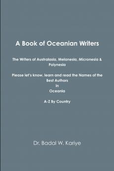 A Book of Oceanian Writers