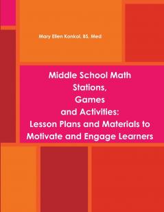 Middle School Math Stations Games and Activities