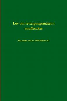 Lov om rettergangsm��ten i straffesaker
