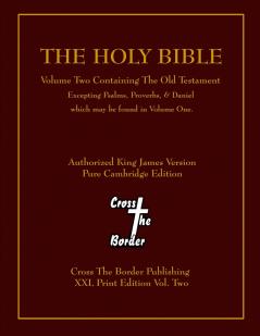 The Holy Bible XXL Print Vol. Two