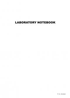 Laboratory Notebook