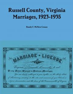 Russell County Virginia Marriages 1923-1935